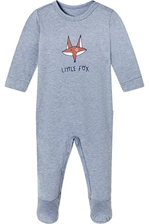 Schiesser Baby-Jungen Strampler mit Fuß Kleinkind-Schlafanzüge, , 56