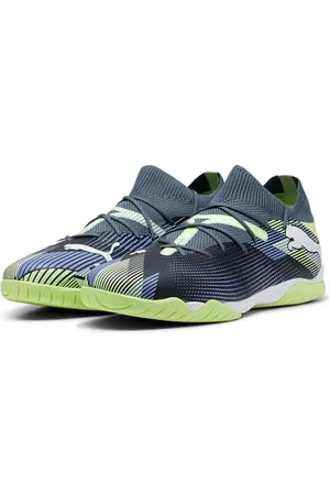 PUMA Unisex Future 7 Match IT Soccer Shoe, Gray Skies White-Fizzy Apple, 43 EU
