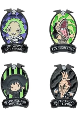Grupo Erik Set Pins Beetlejuice - 4 Anstecknadeln - Sonic Geschenke Sonic Merchandising