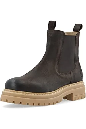 Cashott Damen CASHANNAH Chelsea Oil Suede Ankle Boot, Coffee, 39 EU