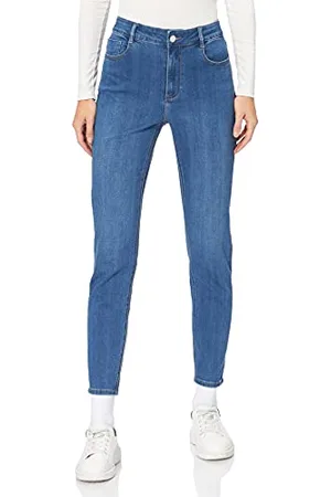 Morgan Damen Denim slim basique 212-PAM Hose, , 32