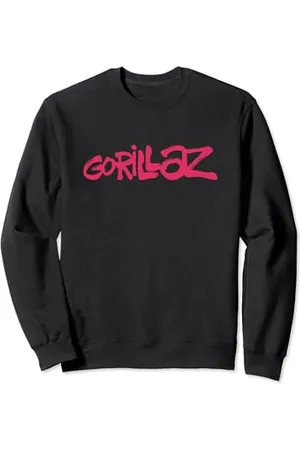 Gorillaz Brush Logo Pink Sweatshirt