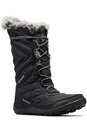 Columbia Minx Mid III wasserdichte Schneestiefel für Damen, Schwarz , 36 EU
