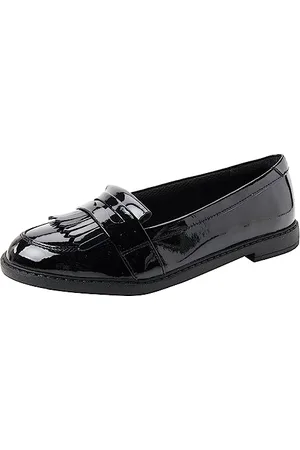 Clarks Damen Scala Bright Y Mokassin, Schwarz , 35.5 EU