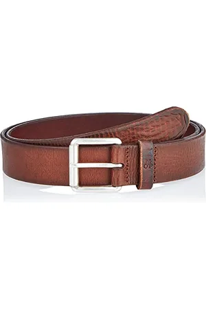 Marc O’ Polo Marc OߴPolo Herren Gürtel aus Leder mit Metall-Schnalle, (Oyster Gray), 85 cm