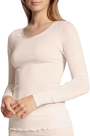 Calida Damen True Confidence Langarm-Shirt aus Wolle-Seide, , S