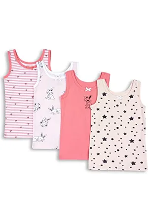 chicco Unterhemd Set aus Baumwolle, Unterwäsche Mädchen, , 8 jahre (pack of 4)
