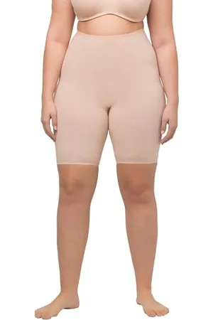 Ulla Popken Damen große Größen Übergrößen Plus Size Panty, langes Bein, Glatte Kanten, Stretchkomfort 50+ 793851661-50+