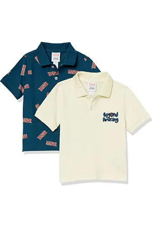 Amazon Disney | Marvel | Star Wars Jungen Kurzärmlige Piqué-Poloshirts, 2er-Pack, , 10 Jahre