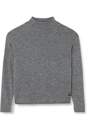 Replay Herren Pullover Rollkragenpullover aus Wolle, (Grau), XXL