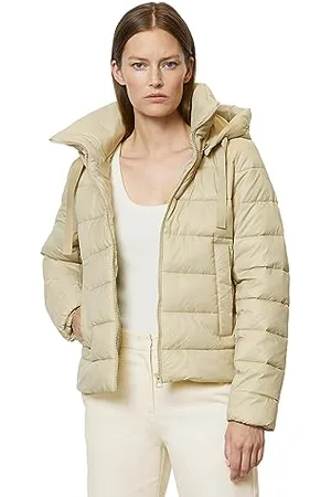 Marc O’ Polo Damen 308085170129_737_40 WOVEN OUTDOOR JACKETS, jonesboro cream, 40 EU