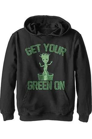 Marvel Guardians Of The Galaxy 2 - Side View Star YTH Hoodie Black 5/6