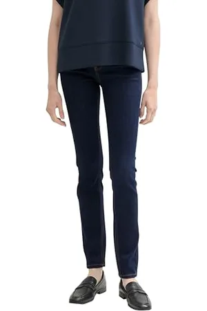 TOM TAILOR Damen 1043510 Kate Skinny Fit Jeans, 10138-Rinsed Blue Denim, 29 W/32 L