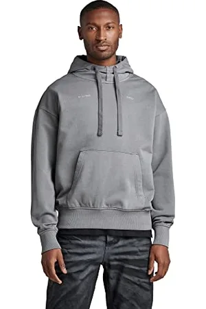 G-Star RAW Herren Garment Dyed Oversized Hoodie, , XS