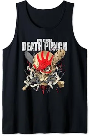 Five Finger Death Punch 5FDP - Warhead Skull Front Back Print Tank Top