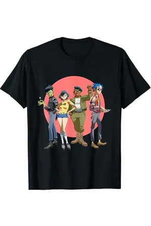 Gorillaz Herren Cartoon T-Shirt Klein EU 38/40