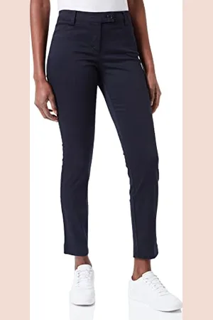 Marc O’ Polo Marc OߴPolo Damen Chinohose mit Stretch-Anteil Slim Fit, (Thunder Blue), 40