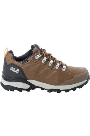 Jack Wolfskin Damen Refugio Texapore Low W, Brown / Apricot, 42.5 EU