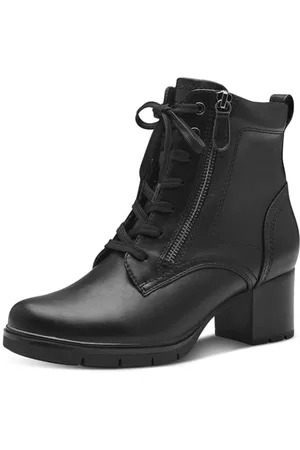 Jana Damen Stiefeletten zum Schnüren mit Reißverschluss Vegan, , 38 EU