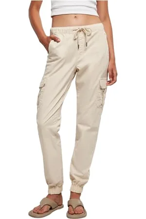 Urban classics Damen TB3626-Ladies High Waist Cargo Jogging Pants Hose, , 3XL