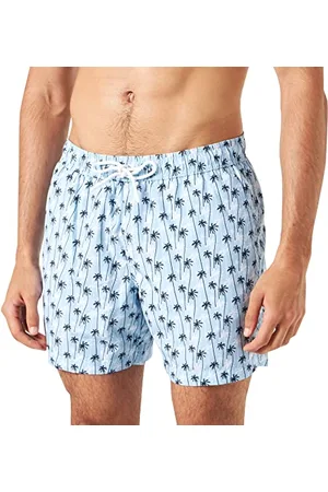 QS by s.Oliver Herren Badeshort, Blau, 3XL EU