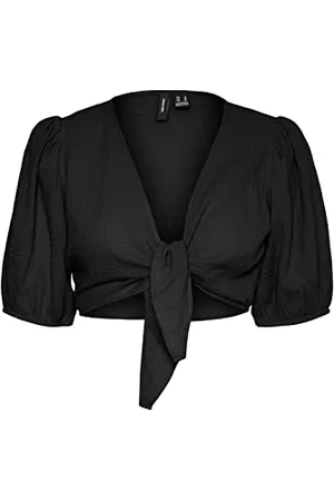 VERO MODA Damen Vmnatali Nia 2/4 Knot WVN Top, , XS EU