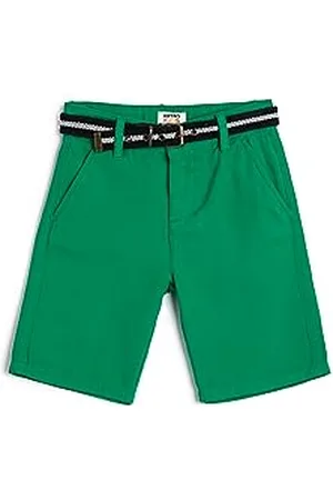 Koton Boys Chino Shorts Belt Detail Pockets Cotton