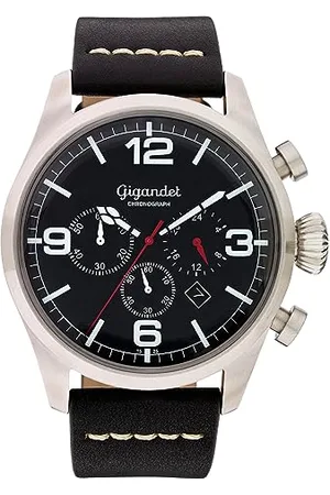 Gigandet Herren Analog Japanisches Quarzwerk Uhr mit Edelstahl Armband 3VNAG20/002