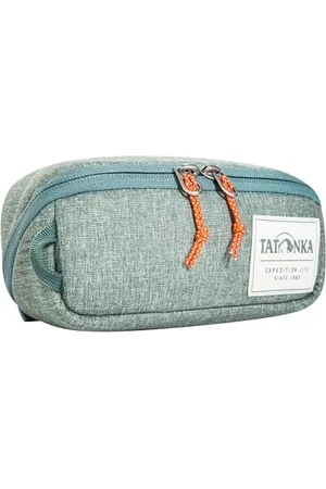 Tatonka Kulturbeutel Square Zip Pouch S (1L) - Aufklappbare Waschtasche mit 2 Reißverschluss-Netztaschen PFC/PFAS-frei - 8 x 19 x 7 cm