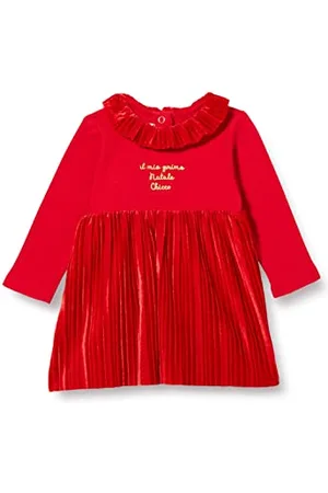chicco Baby-Mädchen LANGÄRMLIGES Kleid (628) Freizeitkleid, , 9 Monate