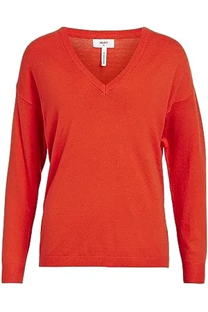 Object OBJTHESS L/S V-Neck Knit Pullover NOOS
