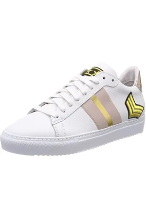 Stokton Damen Sneaker, Mehrfarbig (White/Pink/Gold)
