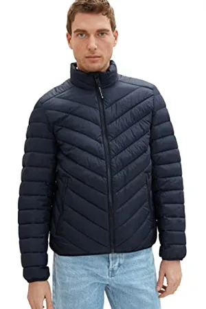 TOM TAILOR Herren 1036073 Lightweight Steppjacke mit Stehkragen, 10668-sky Captain Blue, S