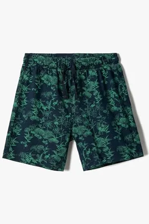 Koton Boy Floral Printed Shorts Drawstring