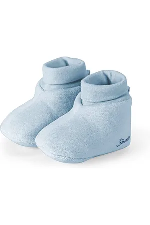 Sterntaler Baby Krabbel- und Hausschuh für Jungen mit Bündchen, Alter: 12-18 Monate, Größe: 20, Farbe: (Bleu), Art.-Nr.: 5101605