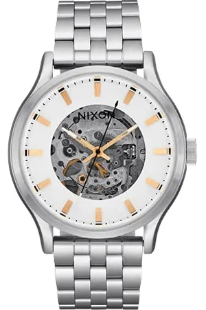 Nixon Herren Analog Quarz Uhr mit Edelstahl Armband A1323-179-00