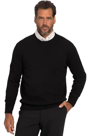 JP 1880 Herren große Größen Übergrößen Menswear L-8XL Pullover, runder Ausschnitt, JP1880-Stick, Baumwolle XXL 708261130-XXL