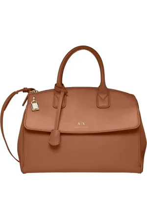 Armani Exchange Damen Jane, Sustainable, Padlock Logo Charm Tote L, , Einheitsgröße EU
