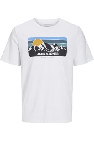 JACK&JONES JUNIOR Jungen Jjpeak Tee Crew Neck Jnr T-Shirt, , 128 EU