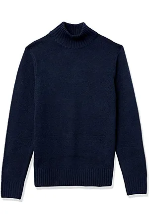 Amazon Herren Soft-Touch-Rollkragenpullover mit Langen Ärmeln, , S