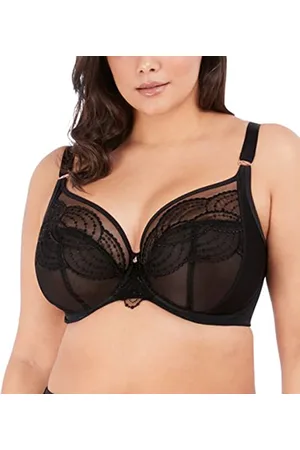 Elomi Damen Priya Underwire Bra Plunge-BH, Durchsichtig, , 36FF
