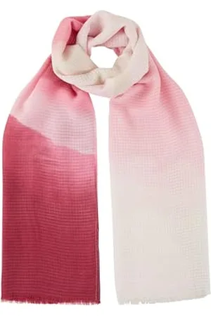 TOM TAILOR Damen Schal mit Farbverlauf , carmine pink, ONESIZE