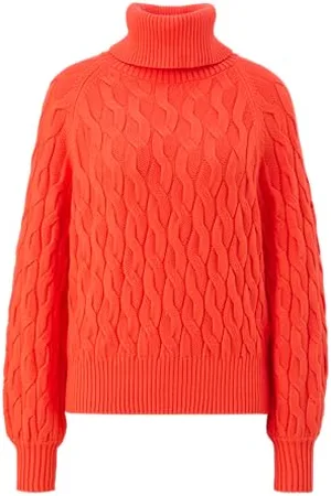 Comma, Rollkragenpullover mit Strickmuster