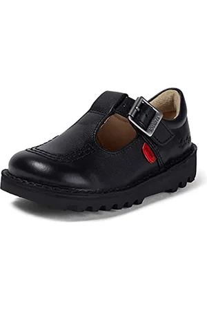 Kickers Unisex-Kinder Kick T L Core Oxford, (Black)