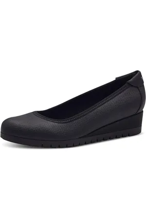 QS by s.Oliver Damen Wedge Pumps mit Keilabsatz Elegant, (Black), 39 EU