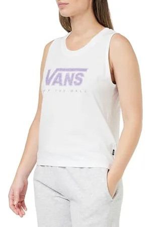 Vans Damen Checker Impact Muskel-Tanktop T-Shirt, , S