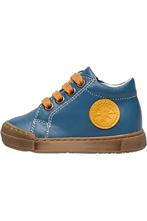Falcotto ALSTRO Zip-Schuhe aus Nappaleder mit Patch-Hellblau azurblau 19