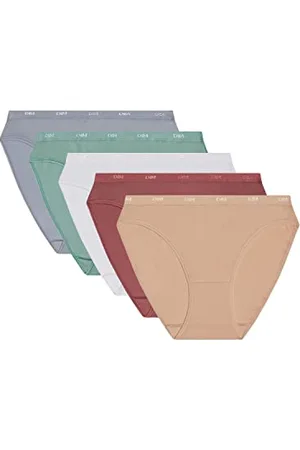 Dim Slip Les Pockets Eco Baumwolle Weich Damen x5, , XL