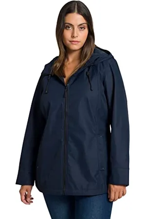 Ulla Popken Damen, große Größen, HYPRAR Softshelljacke, wasserabweisend, Fleecefutter
