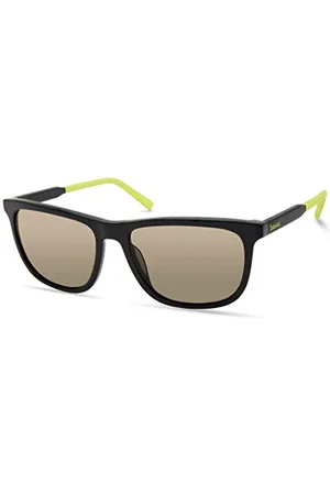 Timberland Herren TBA9269, Casual Sonnenbrille aus Leichtem Metall, Quadratische Linsenform, Rauchige Polarisierte Gläser, Glänzendes, , 58